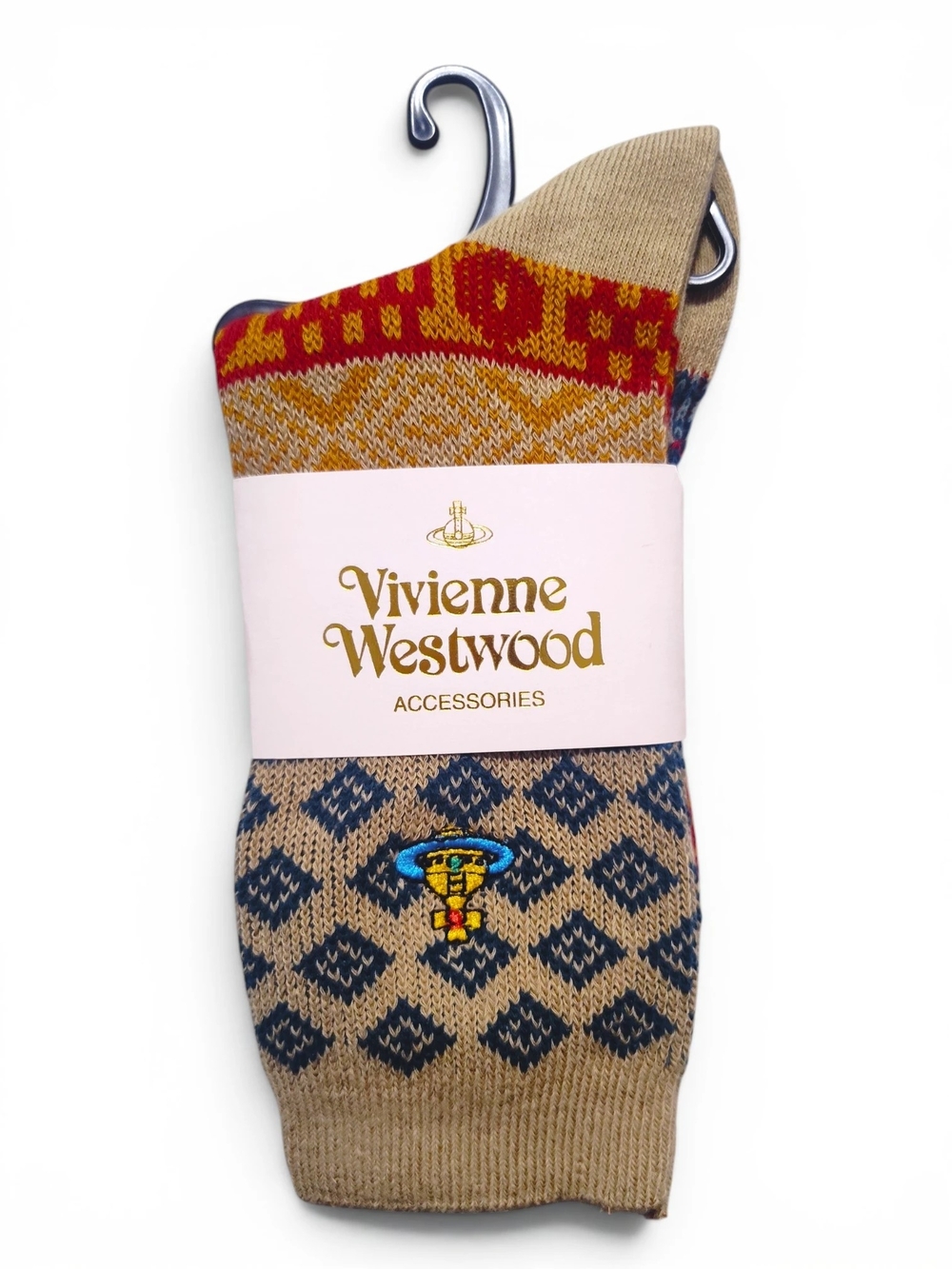 🆕️ 4 pairs Vivienne Westwood Mid-Calf Socks Size Medium - Picture 6 of 9